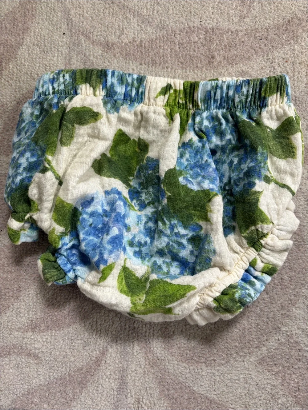 Angel Dear Muslim Watercolor Hydrangeas Set 12-18 mos